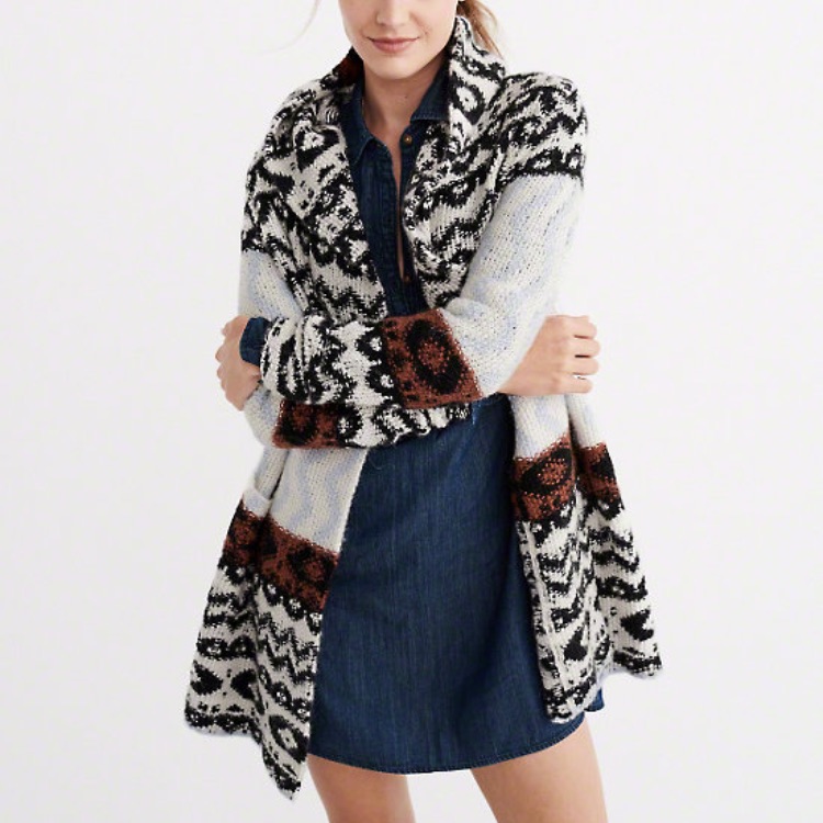 Abercrombie Patterned Coatigan